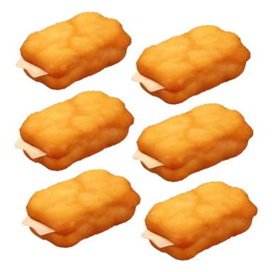 Spicy saucy 6 pack of nuggets sticker