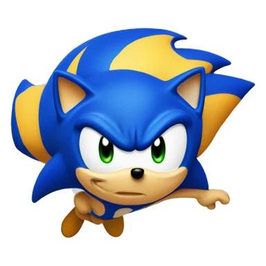 sonic spin sticker