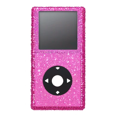 pink bedazzled ipod nano sticker
