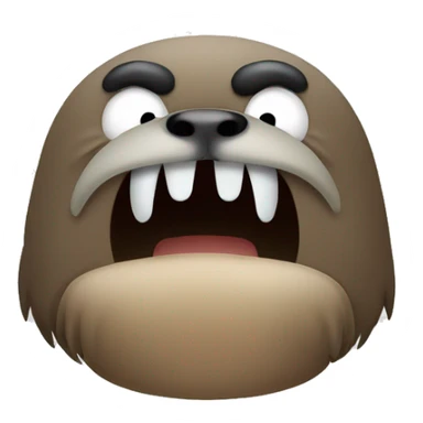 Angry walrus sticker