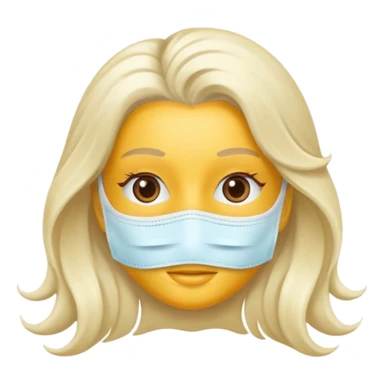 Una mascarilla para el pelo, el producto  sticker