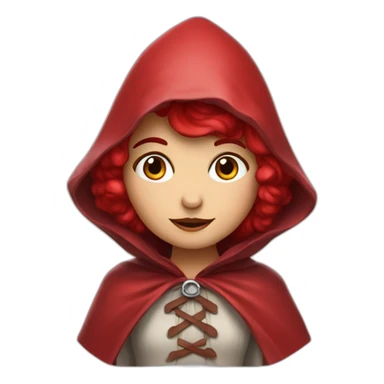 petit chaperon rouge sticker