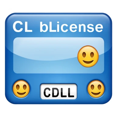 CDL license sticker
