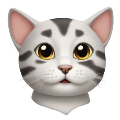 Sphnx cat saying i love you sticker