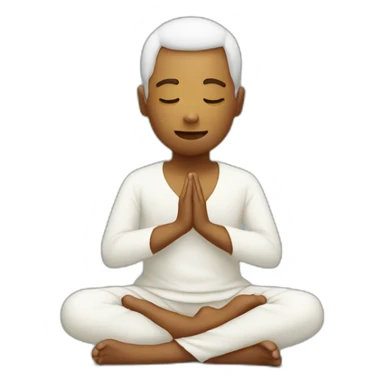 Meditando sticker