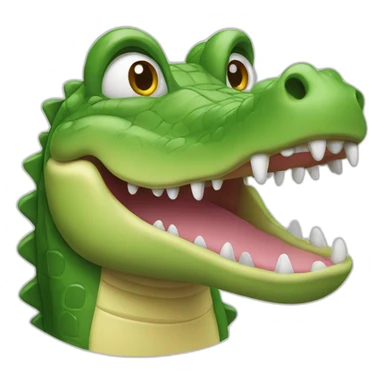 crocodile-smilling sticker