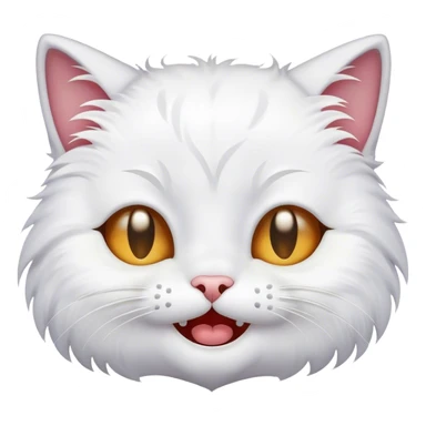 Cat smiling and crying  sticker