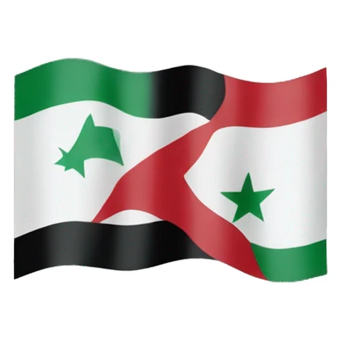 Independent Syria flag sticker