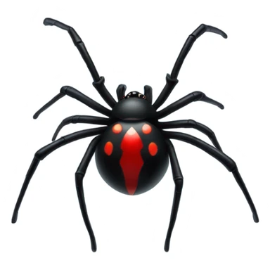 Head black widow  sticker