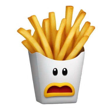 mcdonalds fries sticker