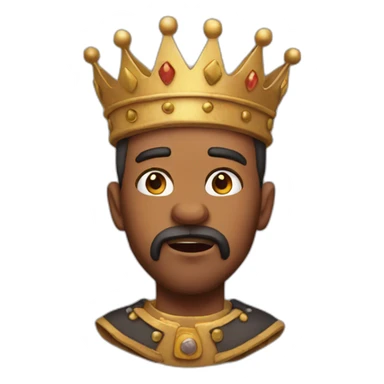 Shocking king sticker