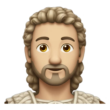 humano medieval moreno piel blanca sticker