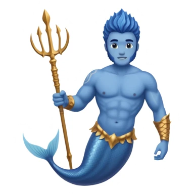 Merman sticker