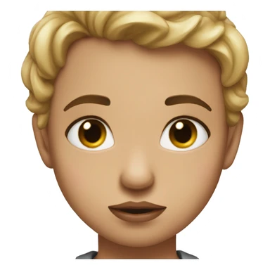 Pouty lip ￼ sticker