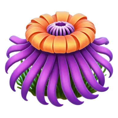 sea anemone sticker