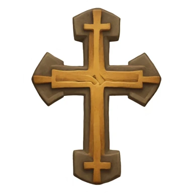 Coptic cross sticker