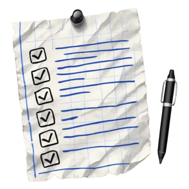 purchase list sticker