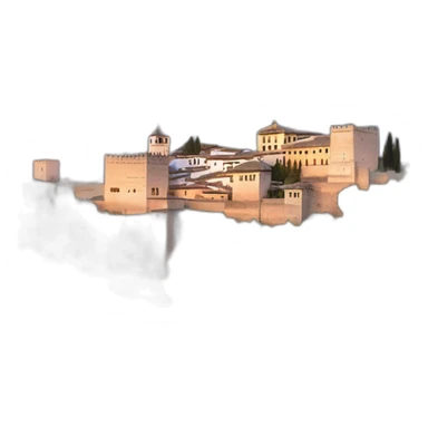 Atardecer Alhambra, Granada sticker