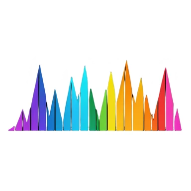 audio spectrum, the spectrum is black sticker
