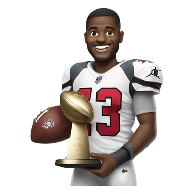 Jordan love with the Super Bowl trophy sticker