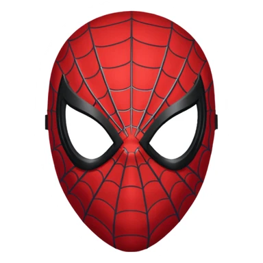 spiderman mask sticker