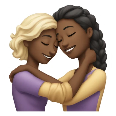 Lesbian cuddles  sticker