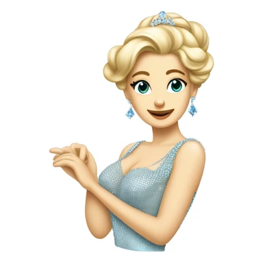 Sandália cinderela  sticker