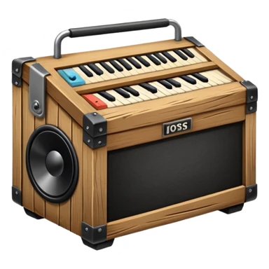 music sound box stage 2d angle  sticker