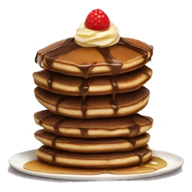chocolate pancakes  sticker