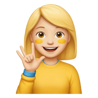 okie dokie emoji, cheerful, hand gesture sticker