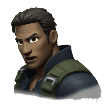 Hunk from Resident Evil 2 sticker