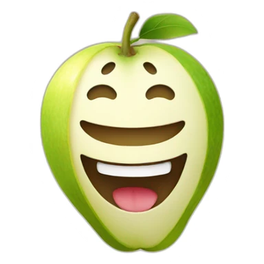 smiling fruit from japan sticker