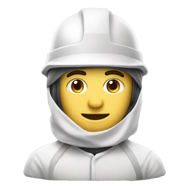 Ingeniero con casco blanco  sticker