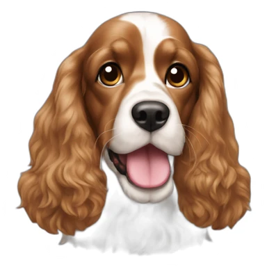 english cocker spanial sticker