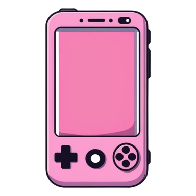 pink gothic smartphone sticker