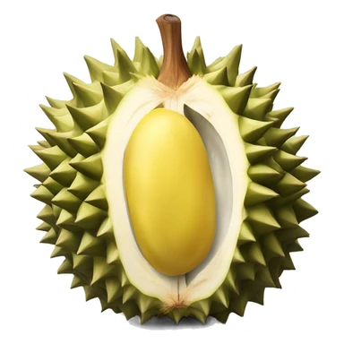 Durian fruit sticker