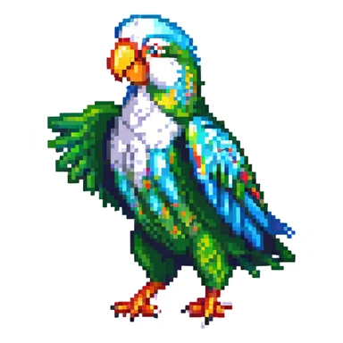 dancing parrot sticker