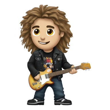 Eddie Munson from stranger things sticker