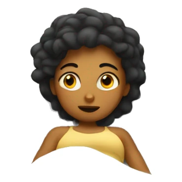 Sally waking up in the morning sticker