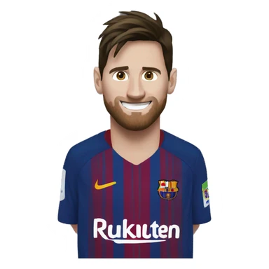  Make messi as emoji sticker