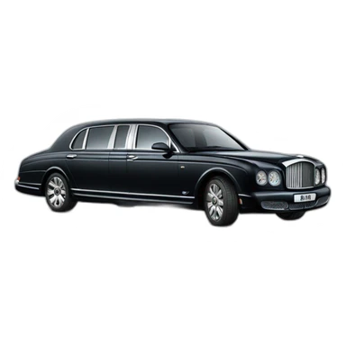 A Bentley limousine sticker