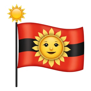 aboriginal flag sticker