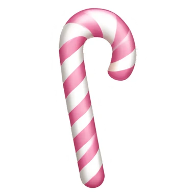 lightPink and white candy cane sticker