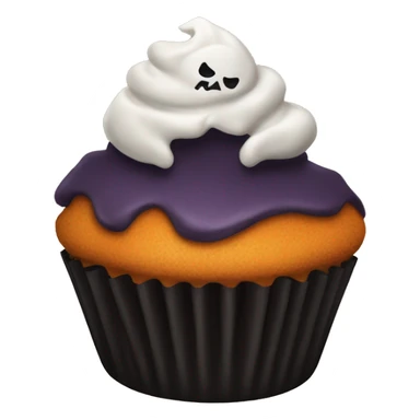 Halloween cupcake sticker