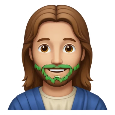 make a picture of Jesus smile sticker