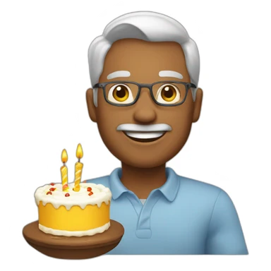 happy birthday to father sticker