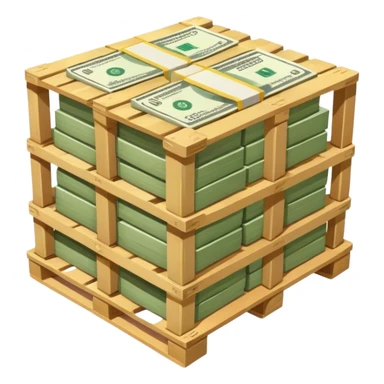 money pallet sticker