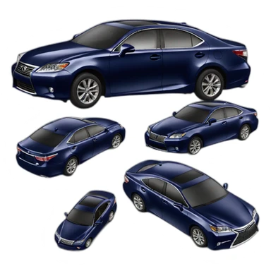 Lexus es350 2007 navy blue sticker