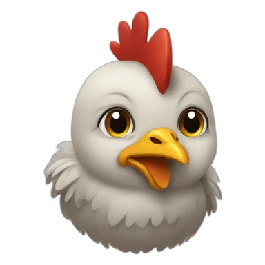 chicken stupid sticker