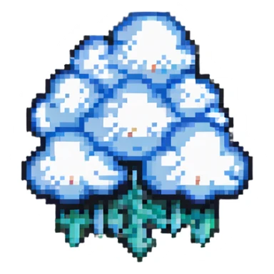 A simple cloud sticker